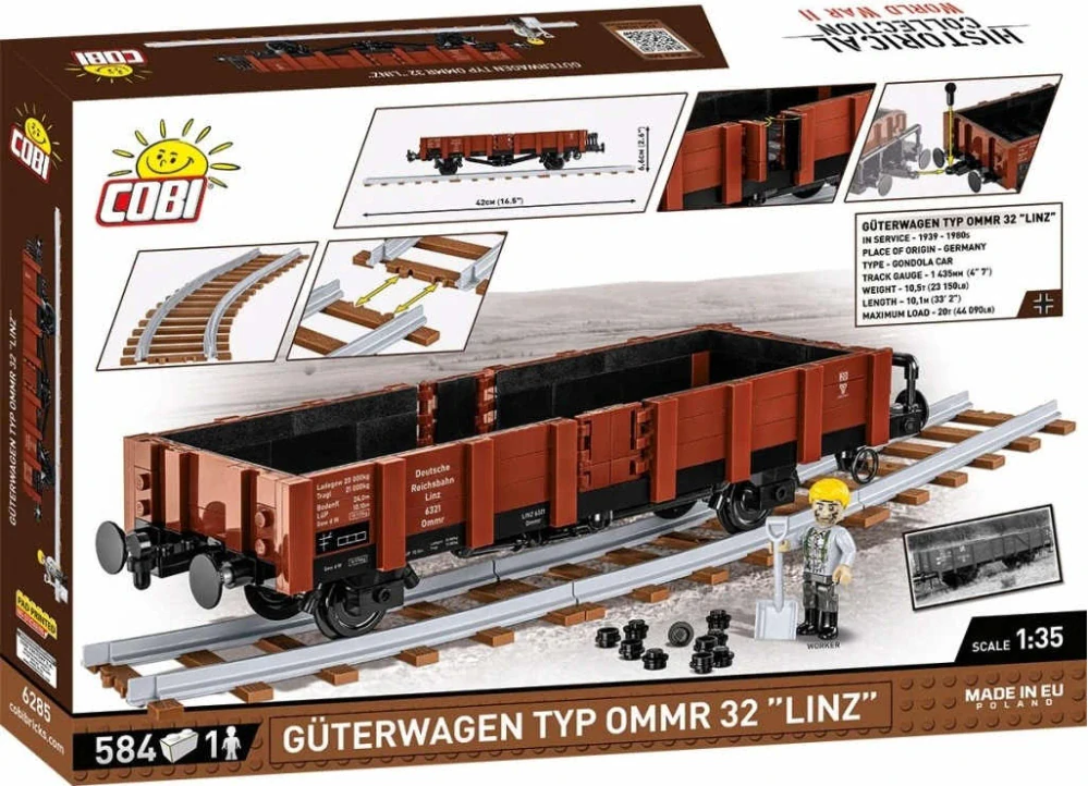 Cobi 6285 Nákladní vagón typ Ommr 32 LINZ