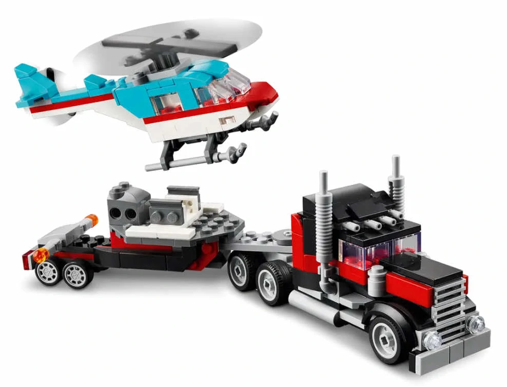 Lego Creator 31146 Náklaďák s helikoptérou
