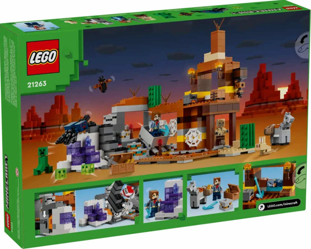 Lego Minecraft 21263 Důlní šachta v pustině