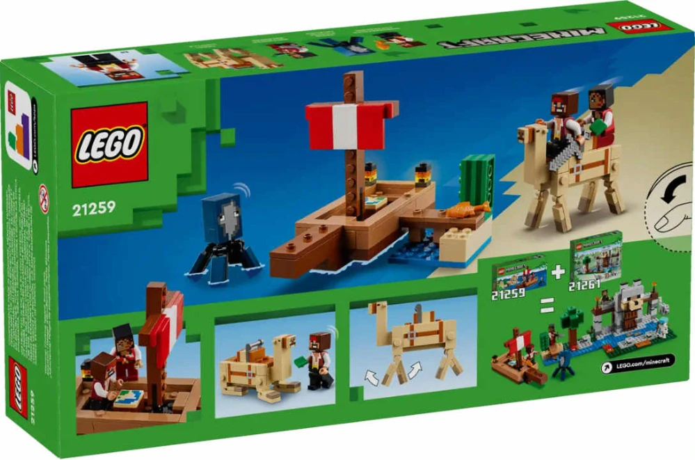 Lego Minecraft 21259 Plavba na pirátské lodi