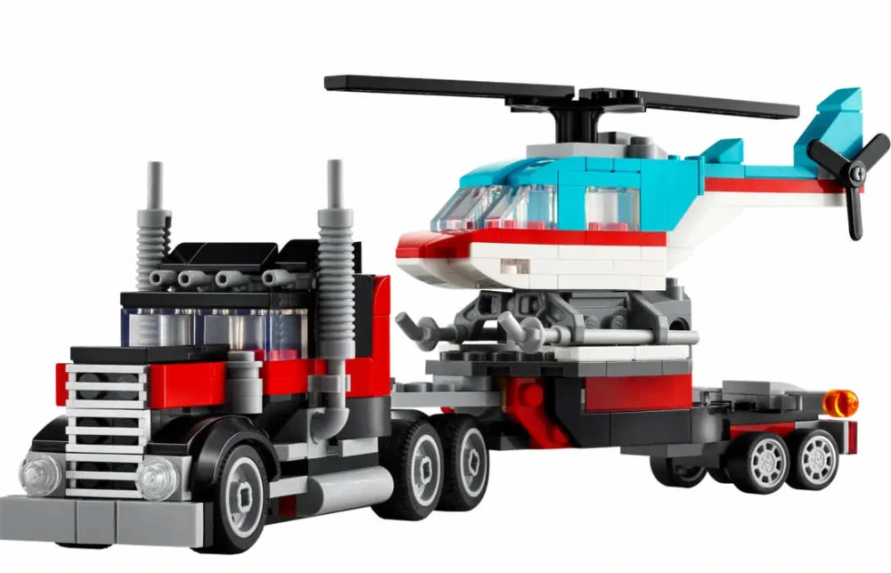 Lego Creator 31146 Náklaďák s helikoptérou