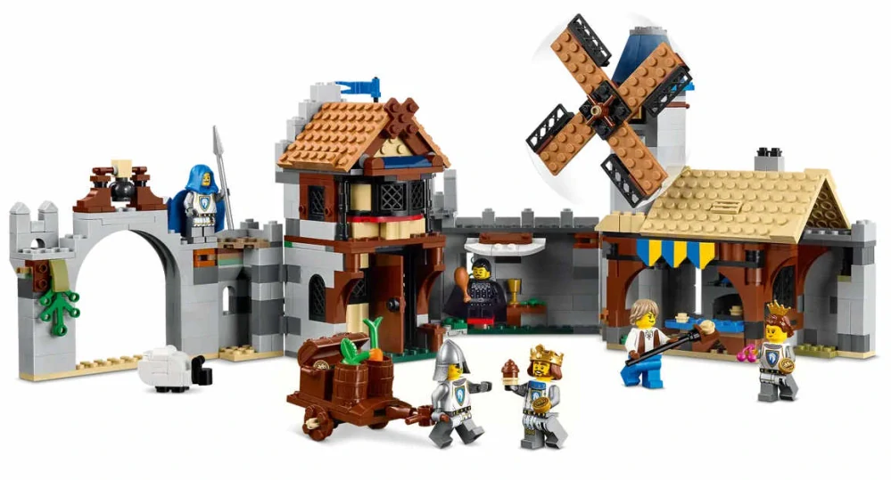 Lego Creator 31168 Středověký hrad a rytíři na koních