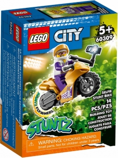 Lego City 60309 Kaskadérská motorka se selfie tyčí