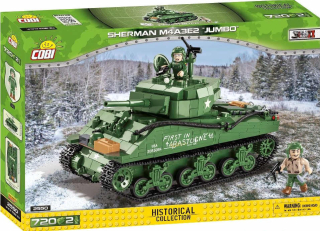 Cobi WW II 2550 Sherman M4A3E2 Jumbo
