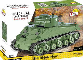 Cobi WW II 2715 Sherman M4A1, 1:48